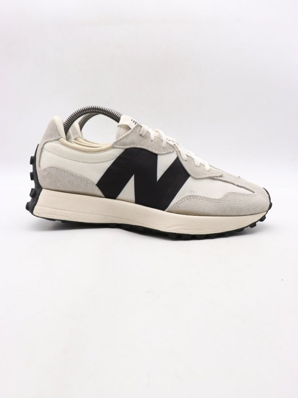 New Balance 327 Women's 10 B Sea Salt White Black Running Sneakers WS327FE